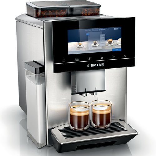 Automatische Kaffeemaschine - TQ907GB3 - Siemens Home Appliances - 2 Brühgruppen / Capuccino / schwarz