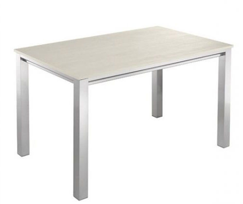 Moderner Esstisch - ALTO - Mobalpa - Holz / Aluminium / rechteckig