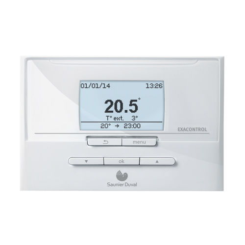 Programmierbares Thermostat - EXACONTROL E7R C-B & E7R C-SH - Saunier Duval - für Heizungen / Raum / wandmontiert