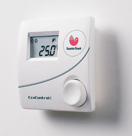 Thermostat für Heizungen - EXACONTROL E - Saunier Duval - Raum / wandmontiert / weiß