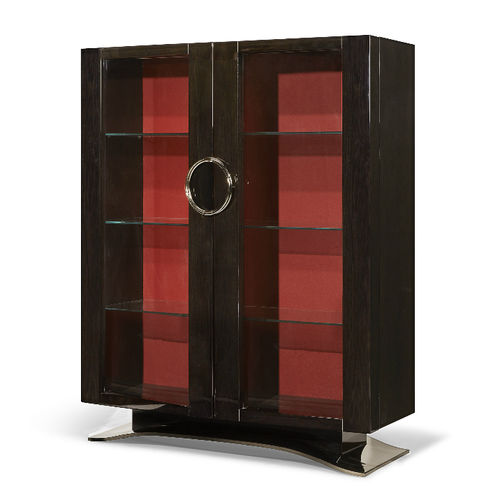 Moderne Vitrine - HAUSSMANN - HUGUES CHEVALIER - Glas / Holz / Metall