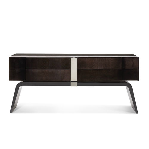 Sideboard mit hohen Beinen - ARC - HUGUES CHEVALIER - modern / Holz / Metall