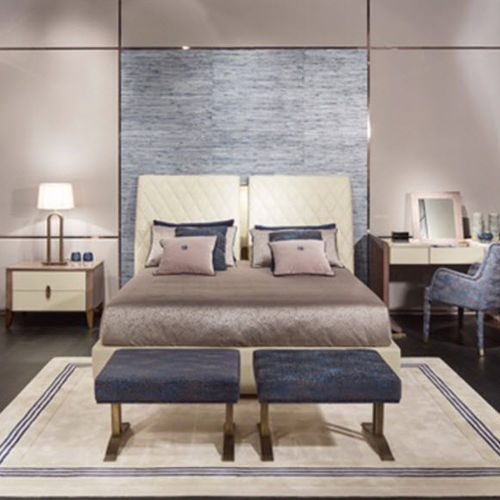 Doppelbett - VENDÔME - HUGUES CHEVALIER - modern / Polster / Kopfteil