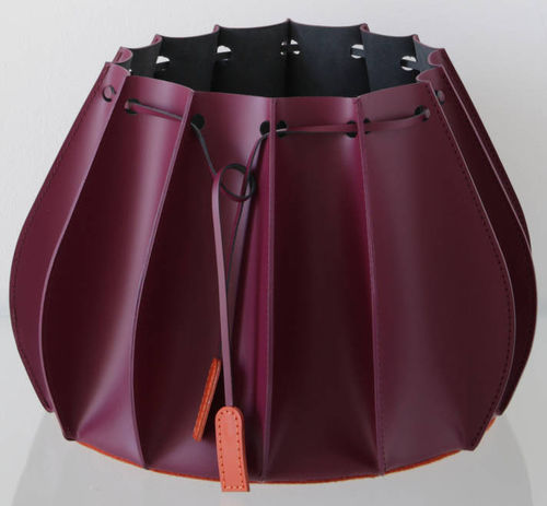 Moderne Vase - PLISSÉ - 01 - Airnova - Leder