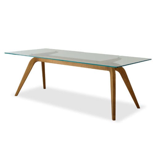 Moderner Tisch - R - Airnova - Glas / rechteckig