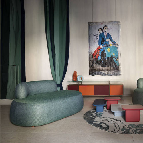 Modernes Sofa - Galet - Airnova - Stoff / mit abnehmbarem Bezug / ohne Armlehnen