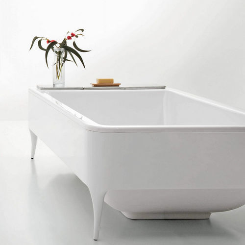 Ovale Badewanne - DAFFODIL 175  - BISAZZA - freistehend / für Wohnungen / glasfaserverstärkter Verbundstoff