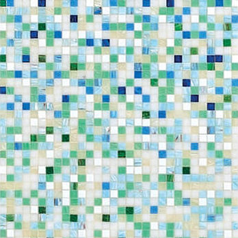 Glasmosaikfliese - EDERA - BISAZZA - Hochglanz / für den Innenraum / für Außenbereich