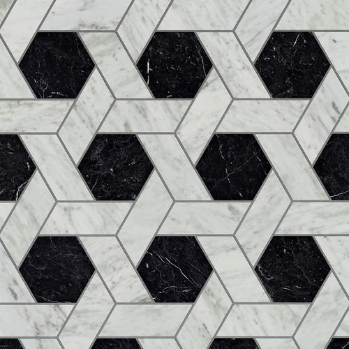 Marmorfliesen - MONTEPULCIANO NERO  - BISAZZA - matt / für den Innenraum / für Badezimmer