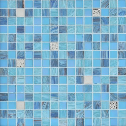 Glasmosaikfliese - JASMINE - BISAZZA - Hochglanz / für den Innenraum / für Außenbereich