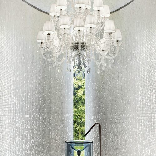 Gold-Mosaikfliese - NARCISO - BISAZZA - Glas / Hochglanz / für den Innenraum