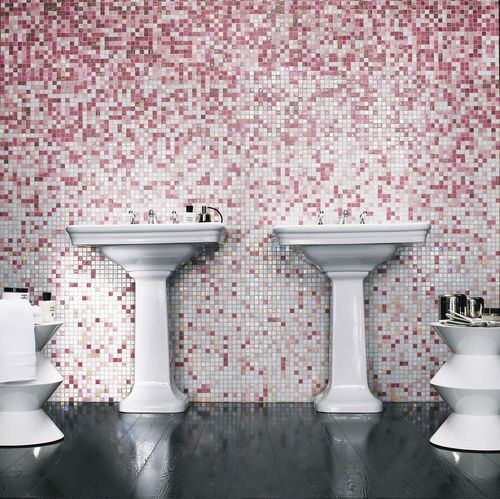Glasmosaikfliese - OLEANDRO - BISAZZA - Hochglanz / für den Innenraum / für Außenbereich