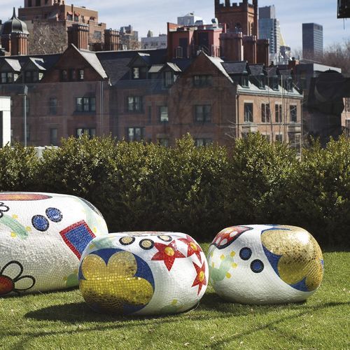 Moderner Couchtisch - DAPHNE - BISAZZA - Beton / Gestell aus Beton / oval