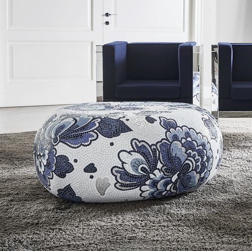 Moderner Couchtisch - LOTTE - BISAZZA - Beton / Gestell aus Beton / gebogen