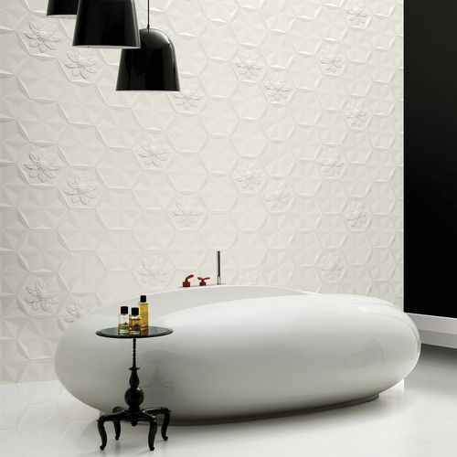 Keramikfliesen - FROZEN GARDEN - BISAZZA - Hochglanz / 3D / für den Innenraum