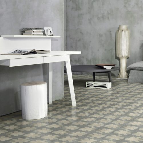 Zement-Zementfliese - ASTERISQUE LEGER - BISAZZA - matt / für den Innenraum / für Wohnzimmer