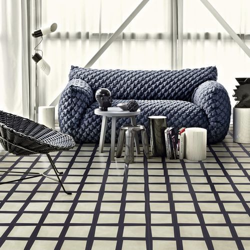 Zement-Zementfliese - CARREAU B&W - BISAZZA - matt / für den Innenraum / für Wohnzimmer