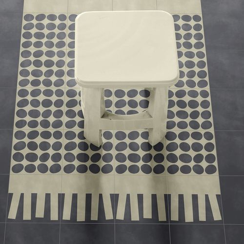 Zement-Zementfliese - FRINGE - BISAZZA - matt / für den Innenraum / für Wohnzimmer