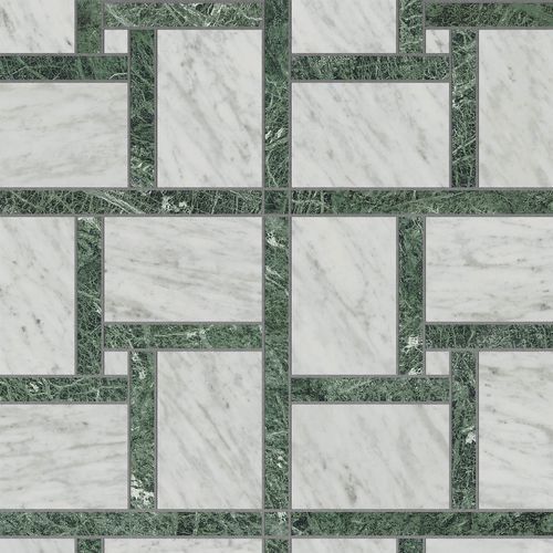 Marmorfliesen - VINCI LICHENE - BISAZZA - Hochglanz / für den Innenraum / für Badezimmer