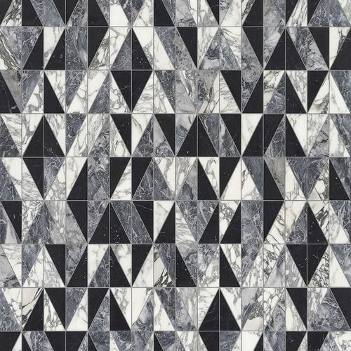 Marmorfliesen - MODULO 2 CHIAROSCURO - BISAZZA - matt / für den Innenraum / für Wohnzimmer