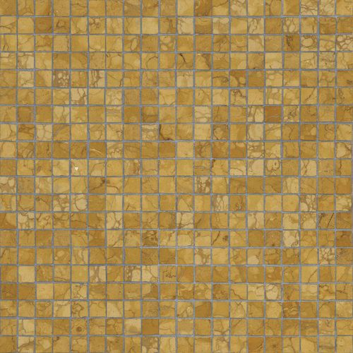 Marmor-Mosaikfliese - GIALLO VERONA - BISAZZA - Hochglanz / für den Innenraum / für Badezimmer