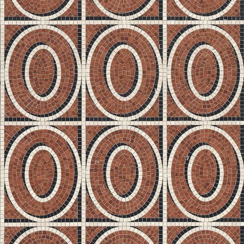 Marmor-Mosaikfliese - MONTENAPOLEONE ROSSO - BISAZZA - Hochglanz / matt / für den Innenraum