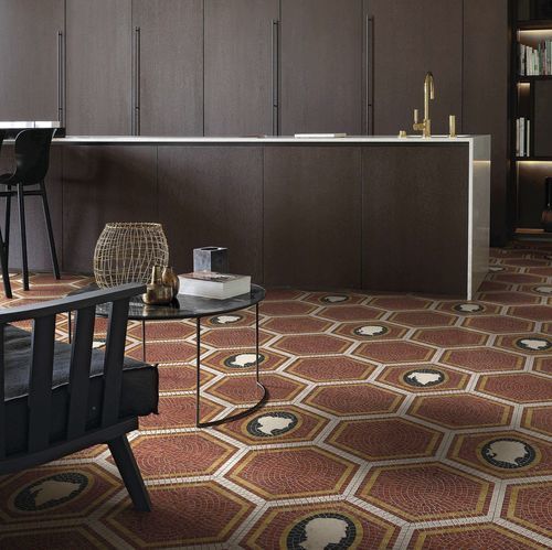 Marmor-Mosaikfliese - PIAZZA - BISAZZA - Hochglanz / für den Innenraum / für Wohnzimmer