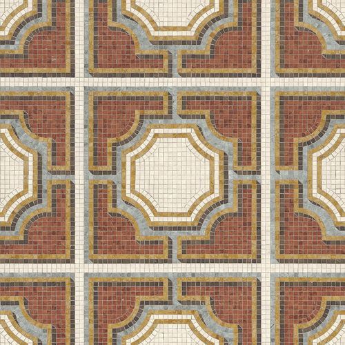 Marmor-Mosaikfliese - SOLFERINO ROSSO - BISAZZA - Hochglanz / für den Innenraum / für Wohnzimmer