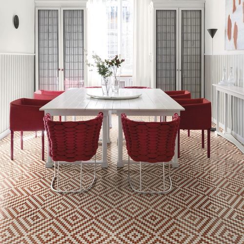 Marmor-Mosaikfliese - CERTOSA ROSSO - BISAZZA - Hochglanz / für den Innenraum / für Wohnzimmer