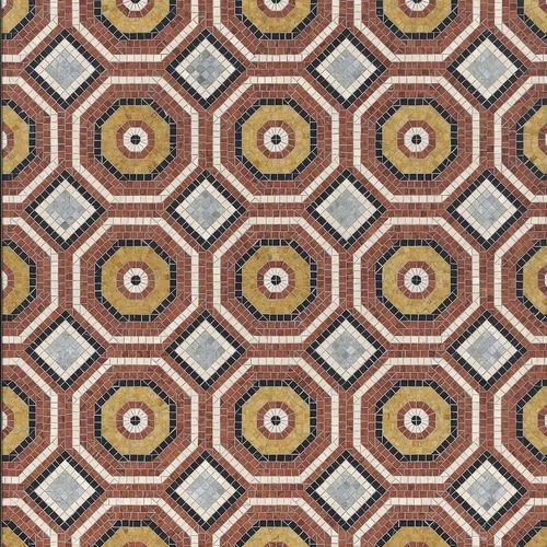 Marmor-Mosaikfliese - VERRI ROSSO - BISAZZA - Hochglanz / für den Innenraum / für Wohnzimmer