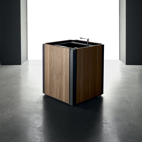 Holz-Spülbeckenunterschrank - ONO WATER - BINOVA S.p.A. - Dekton® / für Privatgebrauch