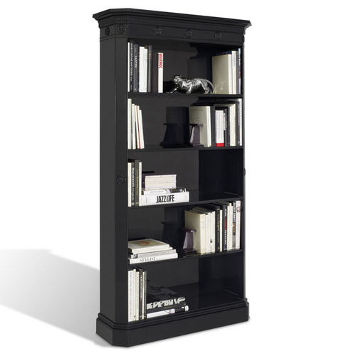 Klassisches Bücherregal - BROOK STREET - Ralph Lauren Home - Mahagoni / schwarz