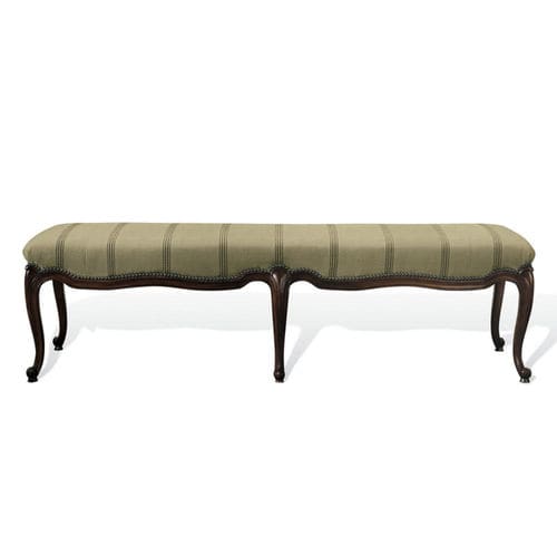 Stil-Bank - NOBLE ESTATE - Ralph Lauren Home - Mahagoni / Stoff / gepolstert