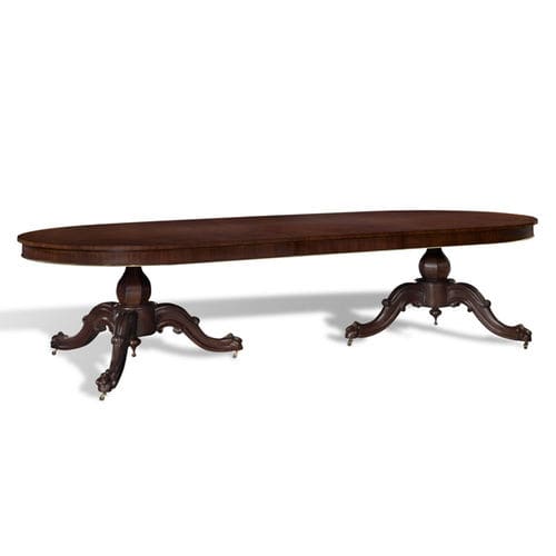 Stil-Esstisch - HEIRESS - Ralph Lauren Home - Mahagoni / Gestell aus Mahagoni / oval