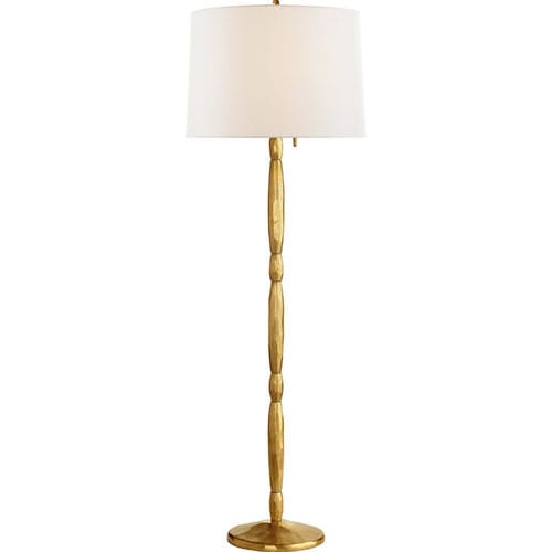 Stehleuchte - HOLLIS - Ralph Lauren Home - Messing / Nickel / Glas