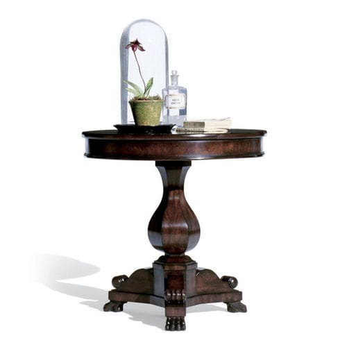 Empire-Lampentisch - NEW BOHEMIAN - Ralph Lauren Home - Mahagoni / Gestell aus Mahagoni / rund