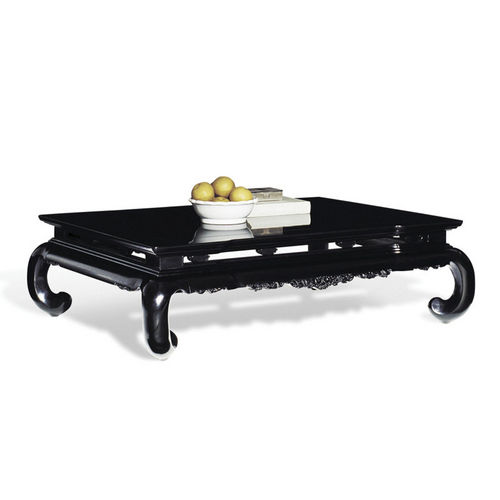 Stil-Couchtisch - BEEKMAN - Ralph Lauren Home - Holzfurnier / Mahagoni / Gestell aus Furnierholz