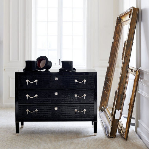 Stil-Kommode - BROOK STREET - Ralph Lauren Home - Leder / nicht angegeben / schwarz