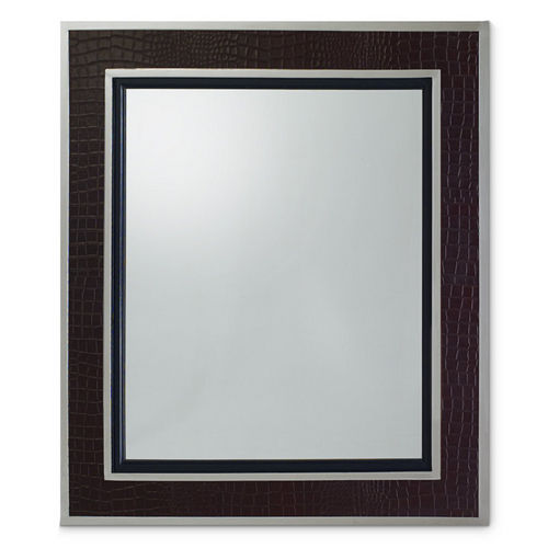 Wandmontierter Spiegel - CITY MODERN - Ralph Lauren Home - klassisch / rechteckig / Mahagoni