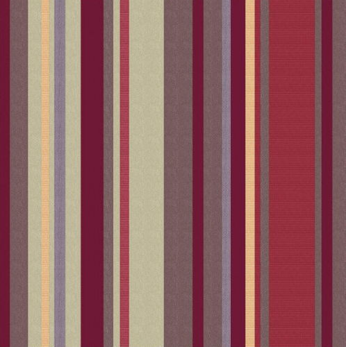 Möbelstoff - PLAZA STRIPE - Ka-International - Streifenmuster / Polyester / waschbar