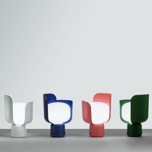 Tischlampe - BLOM - FontanaArte - Metall / Polymer / modern