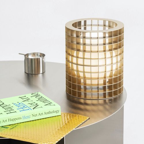 Bürolampe - MATRIX MEDIUM - FontanaArte - aus lackiertem Metall / geblasenes Glas / modern