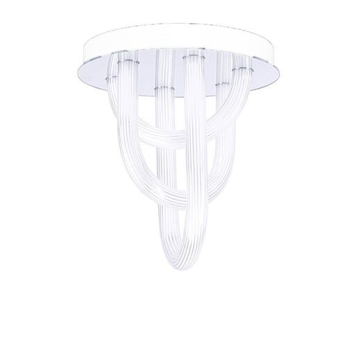 Moderne Deckenleuchte - OORT - FontanaArte - rohrförmig / biegsam / Glas