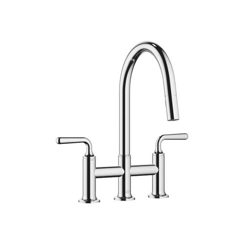Aufsatz-Zweigriffmischer - VAIA - DORNBRACHT - aus verchromtem Metall / für Küche / 3-Loch