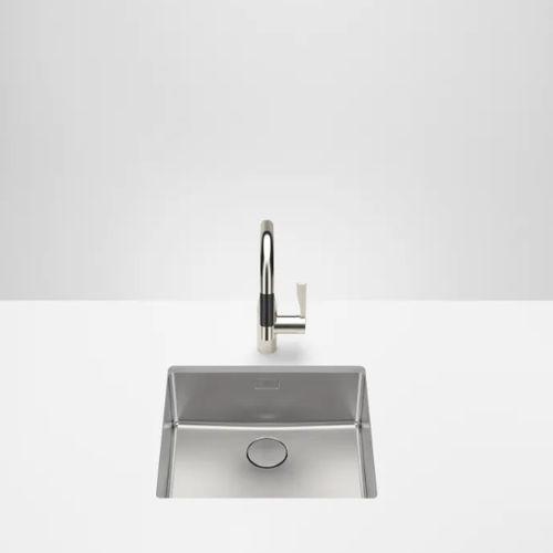 Einbeckenspüle - 38 551 004-86 - DORNBRACHT - ohne Abtropffläche / Edelstahl / einbaufähig