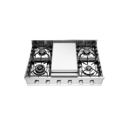 Gaskochfeld - HCP90FD - ILVE - elektrisch / Profi / mit 4 Kochfeldern