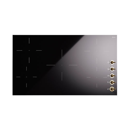 Induktionskochfeld - HVI395N - ILVE - Profi / mit 5 Kochfeldern / Einbau