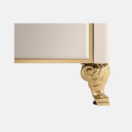 Messing-Möbelbein - KG4221208 - ILVE - schwarz / gold / Nachbauteil