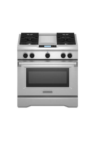 Gasherd - KDRU763VSS - KitchenAid - elektrisch / Hybrid