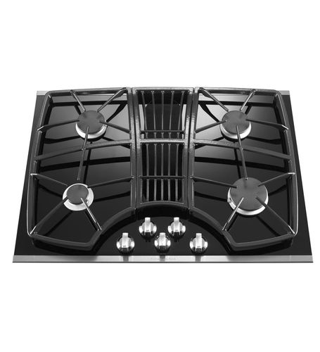 Gaskochfeld - KGCD807XSS - KitchenAid - mit 4 Kochfeldern / Einbau / mit Drehknöpfen